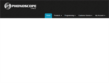 Tablet Screenshot of phonoscopecable.net